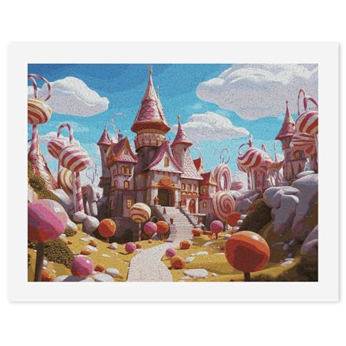 STVNKML Malen nach Zahlen-Set für Erwachsene und Anfänger, DIY Erwachsene Malen nach Zahlen Kits auf Leinwand, Candyland Digitale Ölzahlen, Malerei-Kits für Heimdekoration, Geschenk, 30 x 40 cm STVNKML Malen nach Zahlen-Set für Erwachsene und Anfänger, DIY Erwachsene Malen nach Zahlen Kits auf Leinwand, Candyland Digitale Ölzahlen, Malerei-Kits für Heimdekoration, Geschenk, 30 x 40 cm von STVNKML