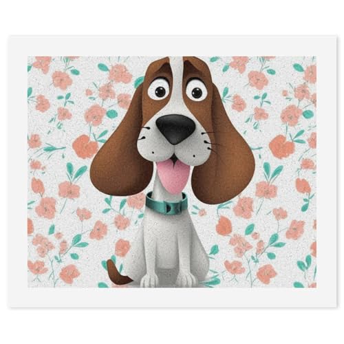 STVNKML Malen nach Zahlen-Set für Erwachsene und Anfänger, DIY Erwachsene Malen nach Zahlen Kits auf Leinwand, lustiger Hund, digitale Ölnummern, Malset für Heimdekoration, Geschenk, 40 x 50 cm STVNKML Malen nach Zahlen-Set für Erwachsene und Anfänger, DIY Erwachsene Malen nach Zahlen Kits auf Leinwand, lustiger Hund, digitale Ölnummern, Malset für Heimdekoration, Geschenk, 40 x 50 cm von STVNKML