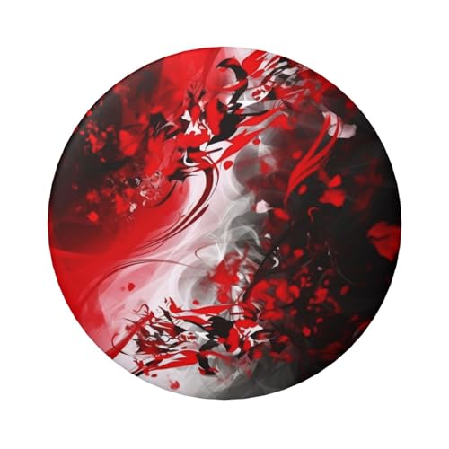 Abstrakte Anstecknadeln, 20 Stück, 6,1 cm, rund, Metall, personalisiertes Bild, Foto, Anstecknadel-Set für Bastelbedarf, Weihnachten, DIY-Projekte, Rot / Schwarz / Weiß Abstrakte Anstecknadeln, 20 Stück, 6,1 cm, rund, Metall, personalisiertes Bild, Foto, Anstecknadel-Set für Bastelbedarf, Weihnachten, DIY-Projekte, Rot / Schwarz / Weiß von STVYUKL