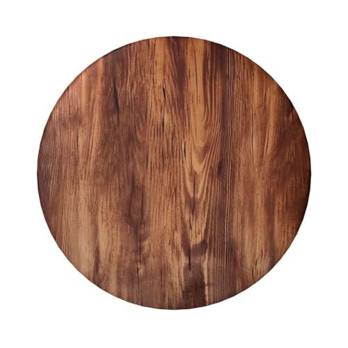 Braune Holzmaserung Knopfnadeln 1 Stück, 6,1 cm runde Knopfabzeichen, Metall, personalisierte Bild-, Foto-Anstecknadeln, Set für Bastelbedarf, Weihnachten, DIY, Party-Projekte von STVYUKL