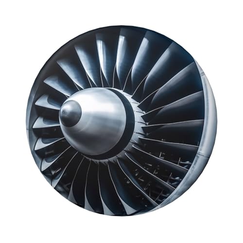 Jet-Motor-Knopfnadeln, 6,1 cm, rund, Metall, personalisierbar, für Bild, Foto, Bastelbedarf, Weihnachten, Party, Projekte, 12 Stück von STVYUKL