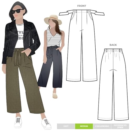Style Arc Schnittmuster – Clare Hose (Größen 18–30) von STYLEARC