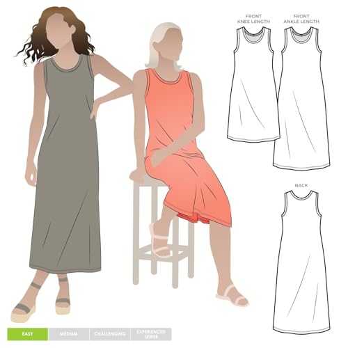Style Arc Schnittmuster – Kim-Strickkleid – Größen 38-50 Style Arc Schnittmuster – Kim-Strickkleid – Größen 38-50 von STYLEARC