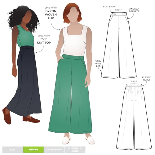 Style Arc Schnittmuster – Loddon gewebte Hose (Größen 18–30) von STYLEARC