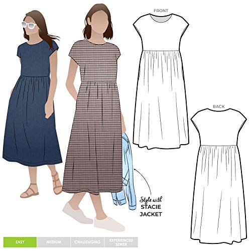 Style Arc Schnittmuster – Montana-Midikleid (Größen 38-50) von STYLEARC