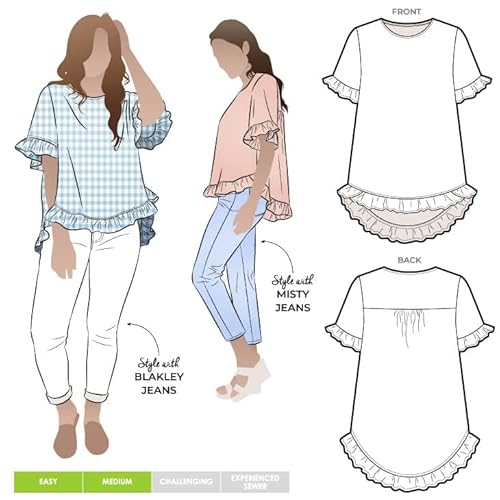 Style Arc Schnittmuster Selina Top (Größen 18-30) von STYLEARC