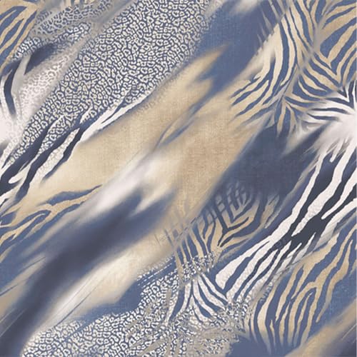 STYLISH FABRIC 147,3 cm breiter bedruckter Hi-Multi-Chiffon-gewaschener Stoff, weiches Material, Bekleidung, Vorhänge, Stirnband, Accessoires, Heimdekoration, Schule und DIY-Projekt, 9,1 m lang von STYLISH FABRIC