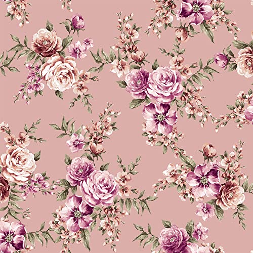 STYLISH FABRIC 147,3 cm breiter bedruckter Hi-Multi-Chiffon-gewaschener Stoff, weiches Material, Bekleidung, Vorhänge, Stirnband, Accessoires, Heimdekoration, Schule und DIY-Projekt, Altrosa, 2 Meter STYLISH FABRIC 147,3 cm breiter bedruckter Hi-Multi-Chiffon-gewaschener Stoff, weiches Material, Bekleidung, Vorhänge, Stirnband, Accessoires, Heimdekoration, Schule und DIY-Projekt, Altrosa, 2 Meter von STYLISH FABRIC