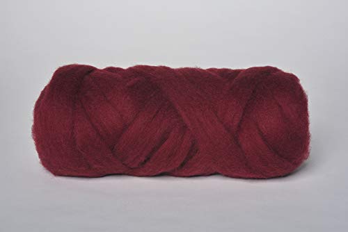 Chunky Wolle XXL wein rot / XL Strickschlauch in 12 Farben / 100% Natur / 390 g, 3-4 cm dick / Super-Soft zum XXL Arm-Stricken für Decke, Schal, Kissen, Plaid / Lehner STYLIT Chunky Wolle XXL wein rot / XL Strickschlauch in 12 Farben / 100% Natur / 390 g, 3-4 cm dick / Super-Soft zum XXL Arm-Stricken für Decke, Schal, Kissen, Plaid / Lehner STYLIT von STYLIT