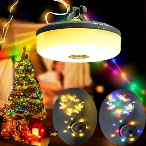 10M Camping Lichterkette Aufrollbar,RGB+Warmweiß Led lichterkette,8 Leuchtmodis Tragbare camping lichterkette,IP44 wasserdicht, USB-ladbar Campingleuchte Lichter 10M Camping Lichterkette Aufrollbar,RGB+Warmweiß Led lichterkette,8 Leuchtmodis Tragbare camping lichterkette,IP44 wasserdicht, USB-ladbar Campingleuchte Lichter von SUBOSI