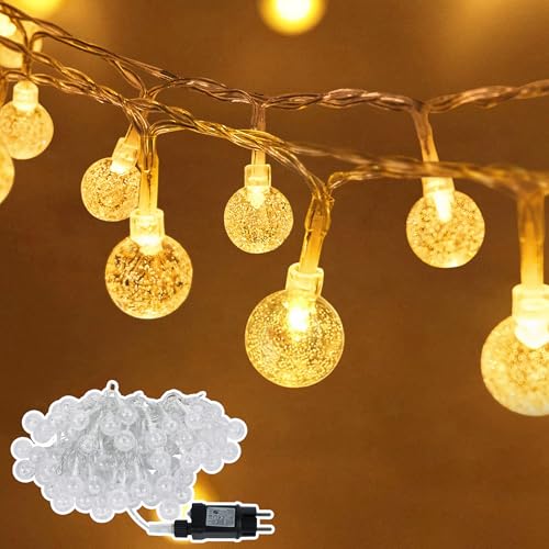 SUBTLETY 30m Lichterkette Außen 240 LEDs Weihnachtsbeleuchtung mit 8 Leuchtmodi Wasserdichte IP44 Lichtstränge für Garten & Balkon Lichterketten für Weihnachten Ostern Halloween Hochzeit (Kugel) SUBTLETY 30m Lichterkette Außen 240 LEDs Weihnachtsbeleuchtung mit 8 Leuchtmodi Wasserdichte IP44 Lichtstränge für Garten & Balkon Lichterketten für Weihnachten Ostern Halloween Hochzeit (Kugel) von SUBTLETY