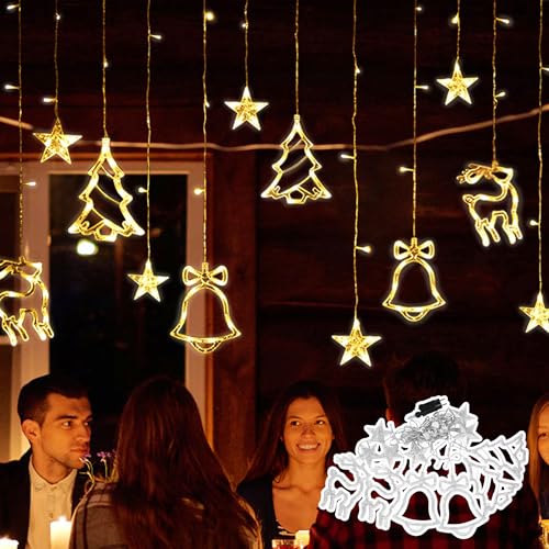 SUBTLETY 3m Lichterkette Außen 138 LEDs Weihnachtsbeleuchtung mit 8 Leuchtmodi Wasserdichte IP44 Lichtstränge für Garten & Balkon Lichterketten für Weihnachten Ostern Halloween Hochzeit (Weihnachts) SUBTLETY 3m Lichterkette Außen 138 LEDs Weihnachtsbeleuchtung mit 8 Leuchtmodi Wasserdichte IP44 Lichtstränge für Garten & Balkon Lichterketten für Weihnachten Ostern Halloween Hochzeit (Weihnachts) von SUBTLETY