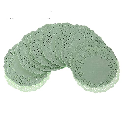 SUCHUANGUANG Bunte Spitze Papiermatten Untersetzer Tischsets Hochzeitsveranstaltungen Party Tisch Geschenkpapier Deckchen Grün SUCHUANGUANG Bunte Spitze Papiermatten Untersetzer Tischsets Hochzeitsveranstaltungen Party Tisch Geschenkpapier Deckchen Grün von SUCHUANGUANG