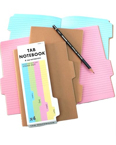 Suck UK Register-notizbücher A5 | Tab Notebook & Journal | Bürozubehör & Schulzubehör | Rosa, Blaues, Grünes & Gelbes A5 Notepad | Neue Organisationstab-funktion | Set Mit 4 Notizbüchern Suck UK Register-notizbücher A5 | Tab Notebook & Journal | Bürozubehör & Schulzubehör | Rosa, Blaues, Grünes & Gelbes A5 Notepad | Neue Organisationstab-funktion | Set Mit 4 Notizbüchern von SUCK UK