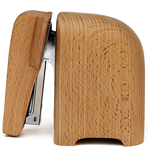 Suck UK Elephant Stapler | Elephant Gifts & Desk Accessories for Animal Lovers | Unforgettable Office Desk Stationery | Wooden Elephant Ornament | Practical & Decorative Home Accessories | Large von SUCK UK