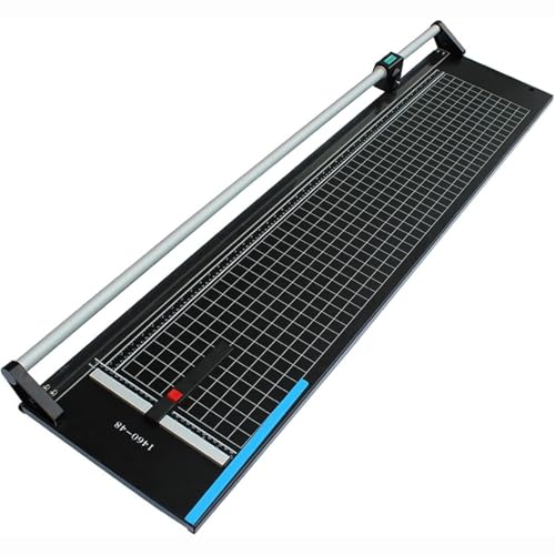 Manueller Papierschneider, robuster Papierschneider aus Metall, Präzisions-Rotationspapierschneider, 600 mm/970 mm/1250 mm Schnittbreite for Bastelpapier, Fotos, Filme, Karten, Lager, Büro(125cm) von SUCRFXJ