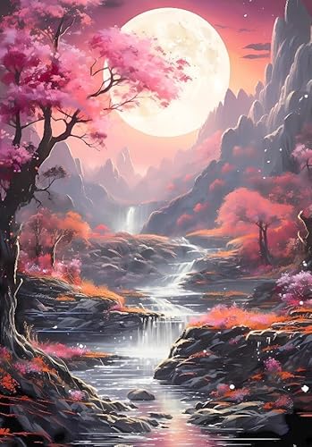 SUHEFAFA Diamond Painting Erwachsene- 5D Landschaft Diamond Painting, Diamant Painting for Mosaik Bastelset Erwachsene, 30x40cm von SUHEFAFA