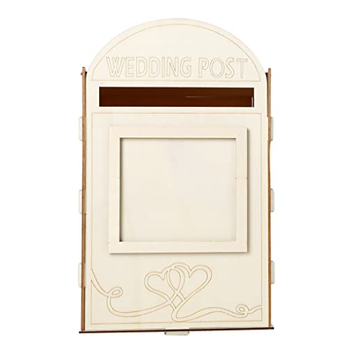 SUIOPPYUW Kartenbox für die Hochzeit, exquisiter romantischer Briefkasten, einfacher Stil, Behälter, Bastelhalter, Kartenbehälter, Geschenke, JM01617 von SUIOPPYUW