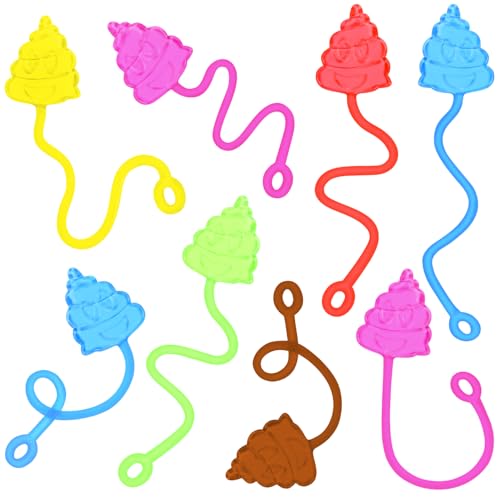 SULOLI 30 Stück Klatschhand Kinder Bunte lustig Glibberhand Klebrige Hände für Kinder Give Away kleine Geschenk Party von SULOLI