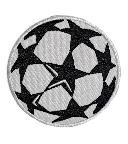 Gestickter Aufnäher zum Aufbügeln oder Aufnähen: Aufnäher, Fußball, Aufnäher, Bügelbild, Sticker, für Kleidung, DIY-Zubehör von SUMA SHOP