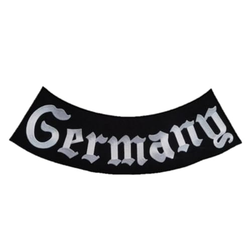 Patch Germany Aufnäher Patch Aufnäher Bügelbild Patch Aufbügler Chapter Biker Iron-On Unabhängig Jacken Weste Motorradfahrer von SUMA SHOP