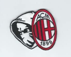 SUMA SHOP Patch Curva Süd Milan Aufnäher zum Aufbügeln, Stickerei, 8,5 x 8 cm von SUMA SHOP