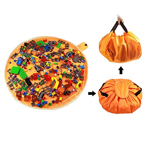 Spieldecke Aufräumsack und Spielsack für Kinder Lego - Sack Spielzeug Aufbewahrung Teppich Tasche mit Kappe wie Reisetasche als Geschenk Spieldecke Aufräumsack und Spielsack für Kinder Lego - Sack Spielzeug Aufbewahrung Teppich Tasche mit Kappe wie Reisetasche als Geschenk von SUMBABO