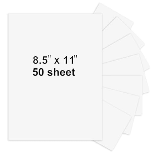 50 Blatt weißer Karton, 21,6 x 27,9 cm, schwerer Karton, blanko, Einladungspapier, Grußkarten, bedruckbar, 34 kg Einband, 200 g/m² 50 Blatt weißer Karton, 21,6 x 27,9 cm, schwerer Karton, blanko, Einladungspapier, Grußkarten, bedruckbar, 34 kg Einband, 200 g/m² von SUMERX