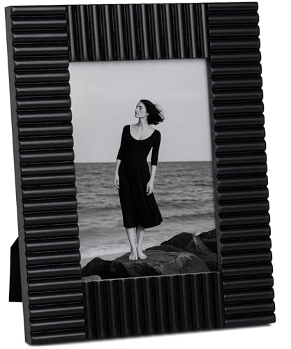 SUMGAR Bilderrahmen 13x18 Schwarz Holz Fotorahmen 13 x 18 Wand oder Tabelle Hochzeit Geschenk für Vater Familie Eltern Freunde von SUMGAR