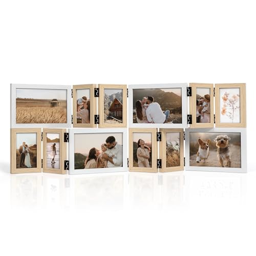 SUMGAR Bilderrahmen Collage Holz Weiß Mehrere 10x15 Fotorahmen Tischrahmen Wandrahmen mit HD Glas Modern Desktop für Muttertag, Vatertag, Geburtstag SUMGAR Bilderrahmen Collage Holz Weiß Mehrere 10x15 Fotorahmen Tischrahmen Wandrahmen mit HD Glas Modern Desktop für Muttertag, Vatertag, Geburtstag von SUMGAR