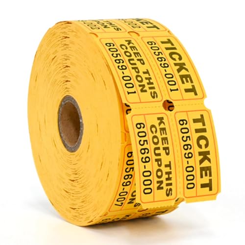 1000 Blätter/Rollen Papier Gewinnspiel Tickets Veranstaltungen Tickets Etiketten Rollen Universal Ticket für Veranstaltungen Eintrittskarten Belohnung von SUMKTO