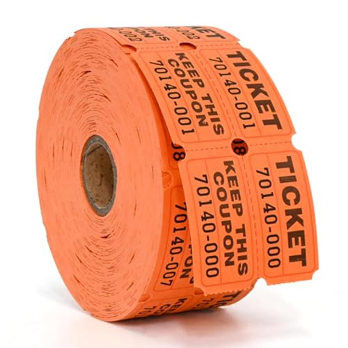 1000 Blätter/Rollen Papier Gewinnspiel Tickets Veranstaltungen Tickets Etiketten Rollen Universal Ticket für Veranstaltungen Eintrittskarten Belohnung von SUMKTO