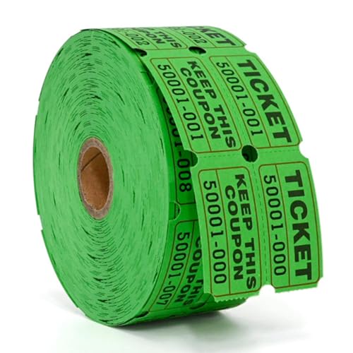 1000 Blätter/Rollen Papier Gewinnspiel Tickets Veranstaltungen Tickets Etiketten Rollen Universal Ticket für Veranstaltungen Eintrittskarten Belohnung von SUMKTO