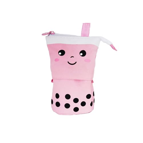 SUMKTO Niedliches Federmäppchen, stehender Stifthalter, Teleskop-Make-up-Tasche, Pop-Up-Kosmetiktasche mit Kawaii-Smiley-Gesicht, Schreibwarenetui, Büro-Organizer-Box SUMKTO Niedliches Federmäppchen, stehender Stifthalter, Teleskop-Make-up-Tasche, Pop-Up-Kosmetiktasche mit Kawaii-Smiley-Gesicht, Schreibwarenetui, Büro-Organizer-Box von SUMKTO