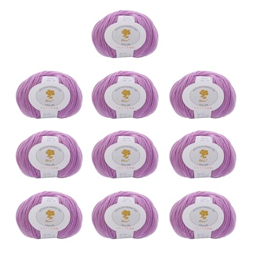 10 Pcs Weiches Häkelstrickgarn 1.76/Rollwolle Mischgarn Für Anfänger Häkeln Teppiche Pullover Schalstrickprojekt Wolle 10 Pcs Weiches Häkelstrickgarn 1.76/Rollwolle Mischgarn Für Anfänger Häkeln Teppiche Pullover Schalstrickprojekt Wolle von SUMMITDRAGON