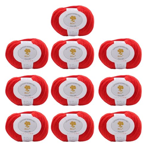 10 Pcs Weiches Häkelstrickgarn 1.76/Rollwolle Mischgarn Für Anfänger Häkeln Teppiche Pullover Schalstrickprojekt Wolle 10 Pcs Weiches Häkelstrickgarn 1.76/Rollwolle Mischgarn Für Anfänger Häkeln Teppiche Pullover Schalstrickprojekt Wolle von SUMMITDRAGON