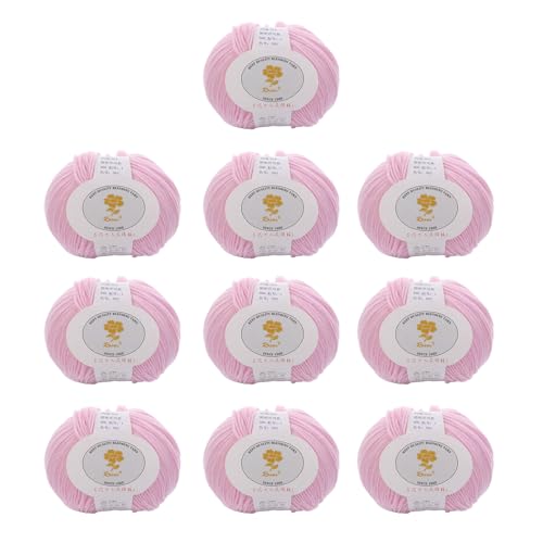 10 Pcs Weiches Häkelstrickgarn 1.76/Rollwolle Mischgarn Für Anfänger Häkeln Teppiche Pullover Schalstrickprojekt Wolle 10 Pcs Weiches Häkelstrickgarn 1.76/Rollwolle Mischgarn Für Anfänger Häkeln Teppiche Pullover Schalstrickprojekt Wolle von SUMMITDRAGON