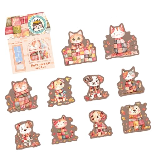 10pcs Dekorative Szenenaufkleber Haustier Aesthetic Scrapbook Für Notebook Journal Planer Wasserflasche Laptop Bildungsschildanbeldaufkleber 10pcs Dekorative Szenenaufkleber Haustier Aesthetic Scrapbook Für Notebook Journal Planer Wasserflasche Laptop Bildungsschildanbeldaufkleber von SUMMITDRAGON