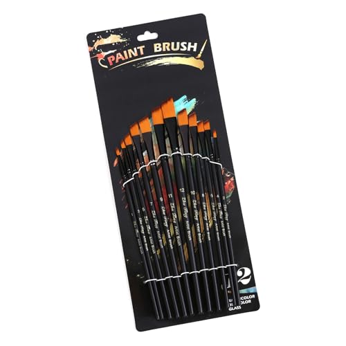 12pcs Professionelle Pinsel Pinsel Nylon Borsten Aquarellpinsel Für Acryl Aquarellölmalerei Gesicht Und Körperöl Malmale 12pcs Professionelle Pinsel Pinsel Nylon Borsten Aquarellpinsel Für Acryl Aquarellölmalerei Gesicht Und Körperöl Malmale von SUMMITDRAGON