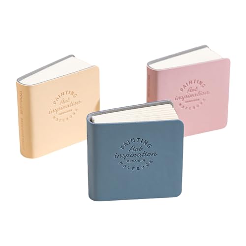 3 Stücke Aquarell Sketchbook Journal Kleines Zeichnungsbuch Square Künstler Journal Malerei Papierkunstzubehör von SUMMITDRAGON