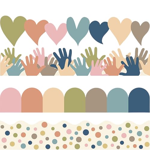 80pcs Bulletin Board Grenzt Bunte Herzgrenze Für Schulparty Klassenzimmer Whiteboards Chalkboard Dekoration 80pcs Bulletin Board Grenzt Bunte Herzgrenze Für Schulparty Klassenzimmer Whiteboards Chalkboard Dekoration von SUMMITDRAGON