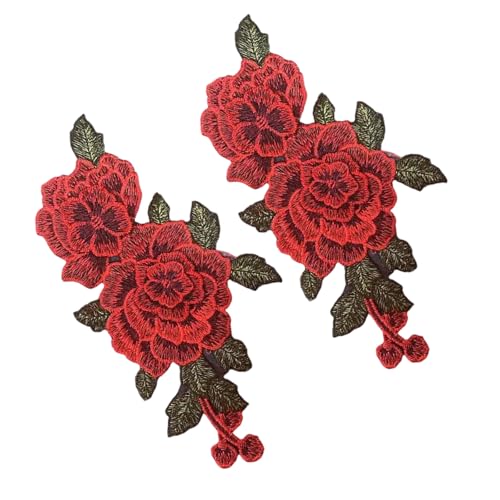 Auffällige Übergroße Blumenanwendungen Für Kleidung Nähflecken Schal Hochzeitskleid Dekore Accessoires von SUMMITDRAGON