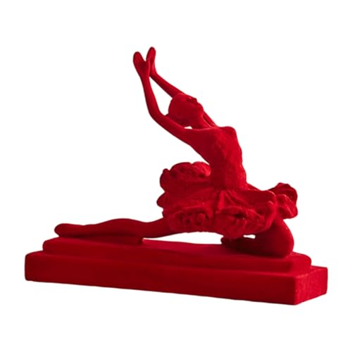 Balletttänzer Skulpturharz Dekoration Ornament Statue Für Regale Tischthema Innenausstattung Tänzer von SUMMITDRAGON