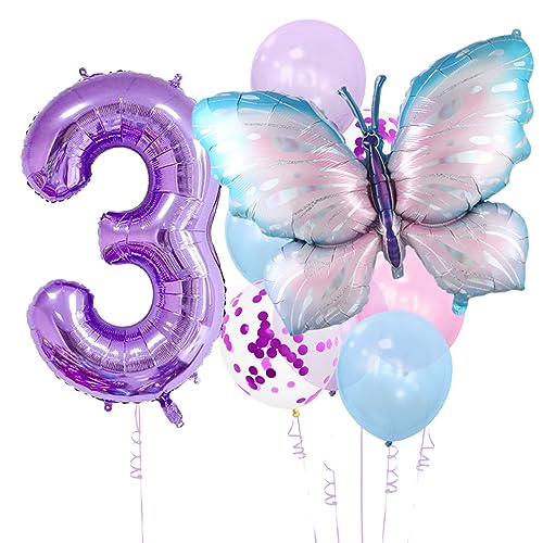 Blauer Schmetterlings-Aluminiumfolienballon für den Haushalt, Partydekoration und Geschenkbedarf, Haushaltsdekoration, Party-Dekoration von SUMMITDRAGON