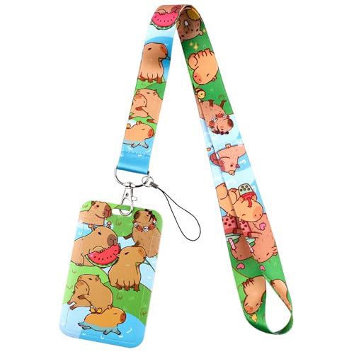 Capybaras Lanyards Mit Keyring Cartoon Tierkarte Schön Capybaras Lanyards Mit Keyring Cartoon Tierkarte Schön von SUMMITDRAGON