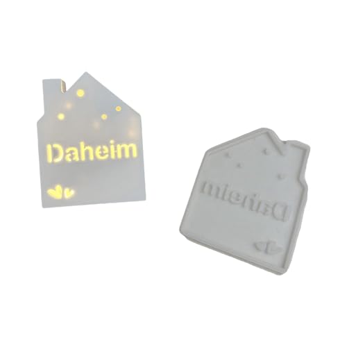 Einfache Veröffentlichung Silikonform Für Handgefertigte Nachtlampe Dekorative Hausförmige Kerzenhalterform Home Dekoration Schimmelpilze Gips von SUMMITDRAGON
