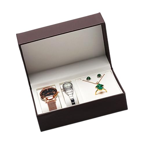 Elegante Weißschmuck Organisatoren Box Premium PU Materialien Abschluss Design Für Uhr Halskette Aufbewahrungsaufbewahrung Kompakte Schmuckschatulle Mit Deckel Elegante Weißschmuck Organisatoren Box Premium PU Materialien Abschluss Design Für Uhr Halskette Aufbewahrungsaufbewahrung Kompakte Schmuckschatulle Mit Deckel von SUMMITDRAGON