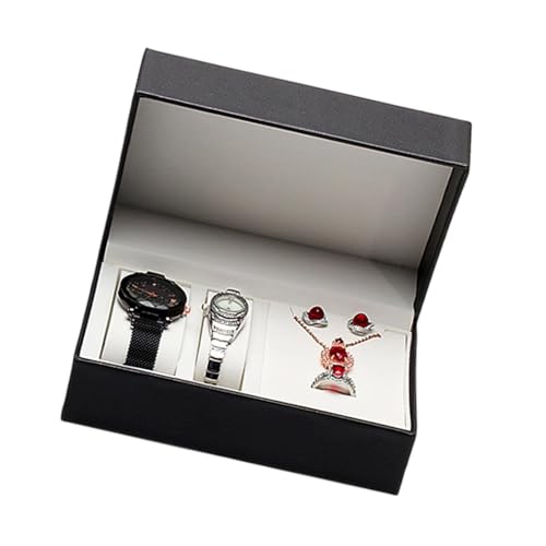 Elegante Weißschmuck Organisatoren Box Premium PU Materialien Abschluss Design Für Uhr Halskette Aufbewahrungsaufbewahrung Kompakte Schmuckschatulle Mit Deckel Elegante Weißschmuck Organisatoren Box Premium PU Materialien Abschluss Design Für Uhr Halskette Aufbewahrungsaufbewahrung Kompakte Schmuckschatulle Mit Deckel von SUMMITDRAGON