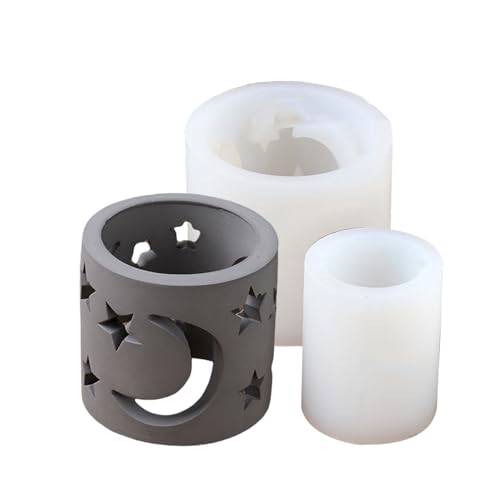 Kreatives Silikonform Für Teelichtschatten Stern Und Mondmuster Einfach Freigibt Schimmelpilze Kreatives Silikonform Für Teelichtschatten Stern Und Mondmuster Einfach Freigibt Schimmelpilze von SUMMITDRAGON