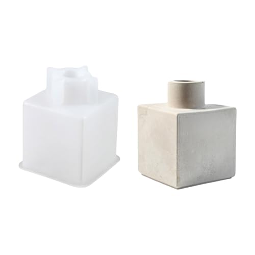 Kubikblüte Vase Form Flexible Silikonform Für Blumen Pflanzer Handgefertigt Home Dekoration Schmuckformwerkzeug Haus Dekoration Form von SUMMITDRAGON